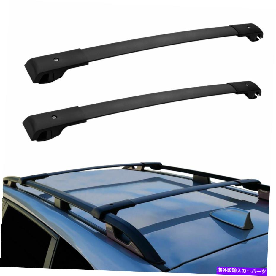 ルーフキャリア Subaru Forester 2014-2018 Black Cross Bar Bargage Roof Rack Rail Carrier Kyx For Subaru Forester 2014-2018 Black Cross Bar Baggage Roof Rack Rail Carrier KYX【並行輸入品】