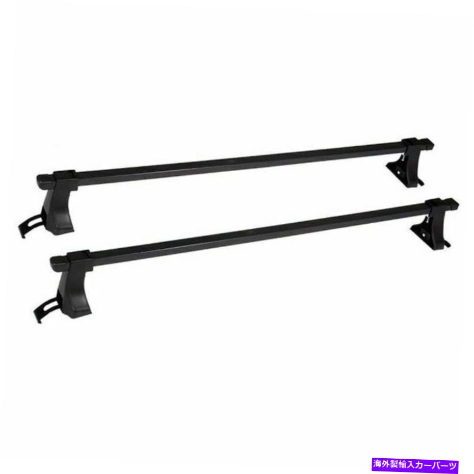 ルーフキャリア 取り外し可能な調整可能なスチールルーフトップラック100lbs大きな負荷容量軽量 Removable Adjustable Steel Roof Top Rack 100lbs Large Load Capacity Lightweight【並行輸入品】