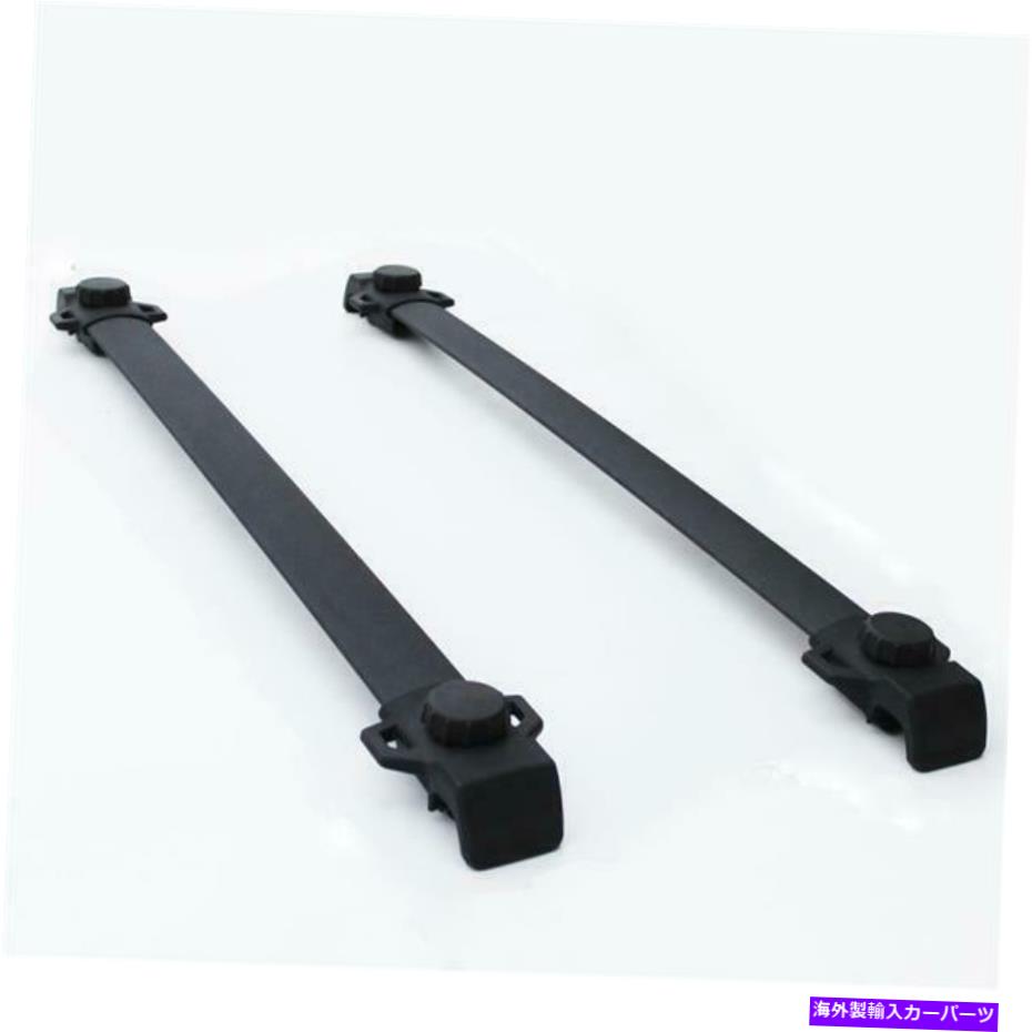 ルーフキャリア 2PCSポータブル荷物キャリアルーフラックジープパトリオットのトップ2007-2018ブラック 2pcs Portable Luggage Carrier Roof Racks Top For Jeep Patriot 2007-2018 Black【並行輸入品】