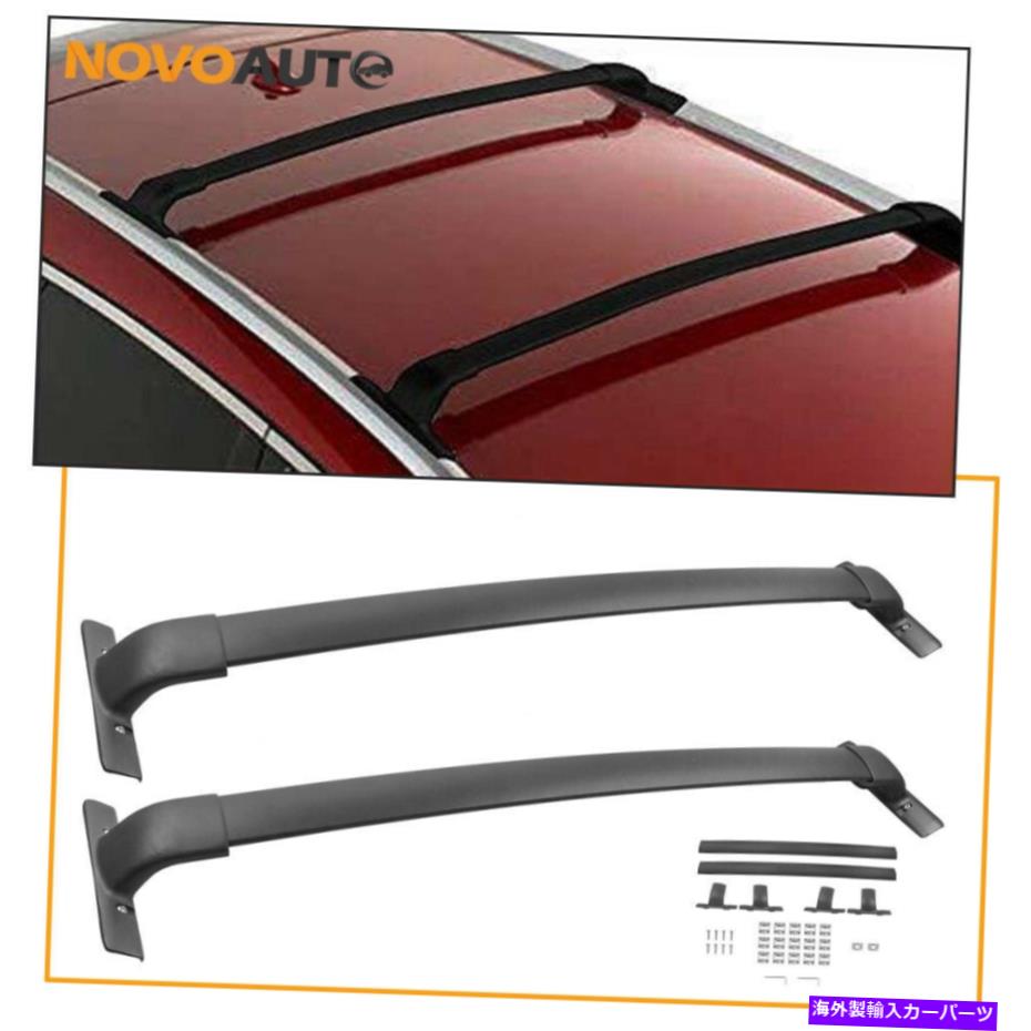 ルーフキャリア 2015-2018のトップルーフラッククロスバー日産ムラーノ荷物キャリアボルトオン Top Roof Rack Cross Bars For 2015-2018 Nissan Murano Luggage Carrier Bolt On【並行輸入品】