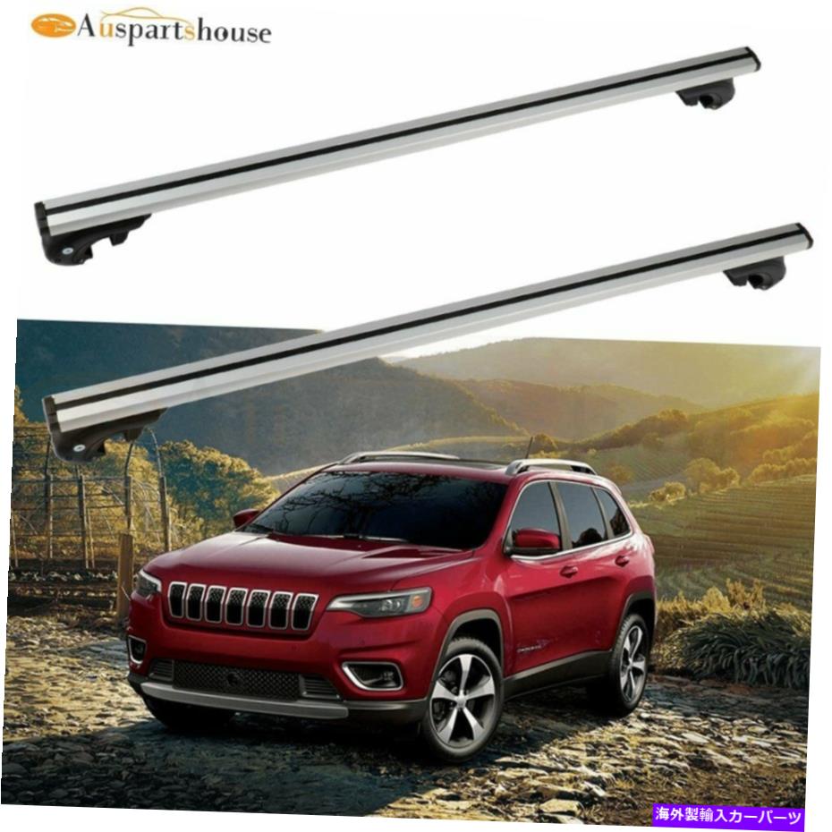 ルーフキャリア ジープチェロキー用のルーフラッククロスバー/ロック荷物キャリアアルミニウム Roof Rack Cross Bar For Jeep Cherokee w/ Lock Luggage Carrier Aluminum【並行輸入品】