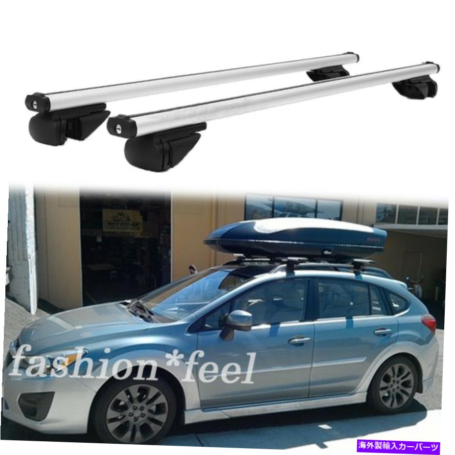 ルーフキャリア スバルインプレッサハッチバック01-15 SUVルーフラッククロスバーレール荷物キャリア向け For Subaru Impreza Hatchback 01-15 SUV Roof Rack Cross Bar Rail Luggage Carrier【並行輸入品】