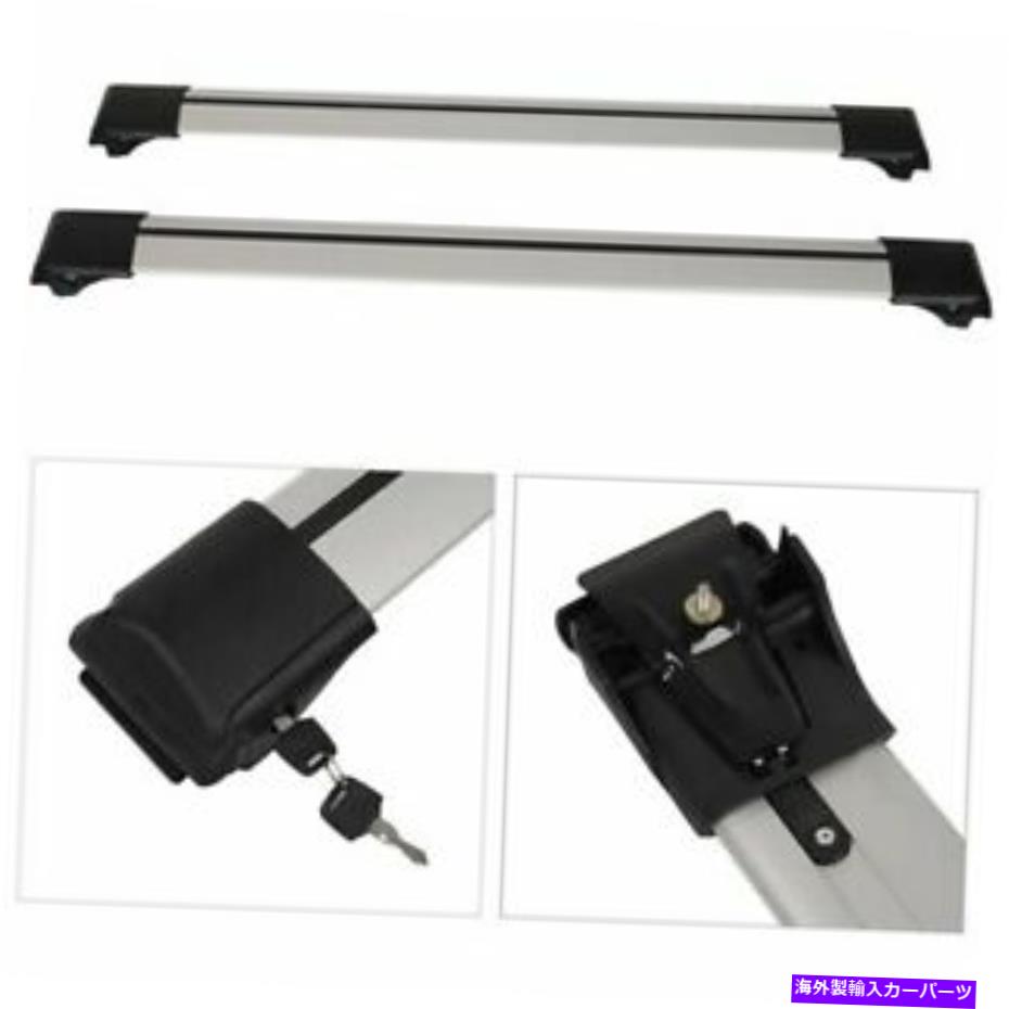 ルーフキャリア 2* 2004-2013 BMW x5荷物貨物キャリアクロスバーのルーフラックレール 2* Roof Rack Rail For 2004-2013 BMW X5 Luggage Cargo Carrier Cross Bars【並行輸入品】