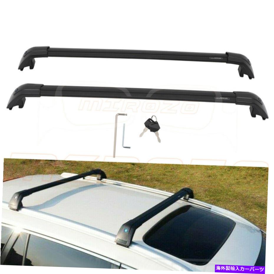 ルーフキャリア 2019-2021のルーフラッククロスバーKia Telluride荷物荷物キャリアブラック Roof Rack Cross Bar For 2019-2021 Kia Telluride Luggage Baggage Carrier Black【並行輸入品】