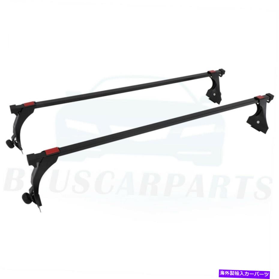 ルーフキャリア ルーフラッククロスバーから53インチ調整可能な荷物キャリアラックは黒です Roof Rack Cross Bar To 53 inch Adjustable Luggage Carrier Racks Up Black【並行輸入品】