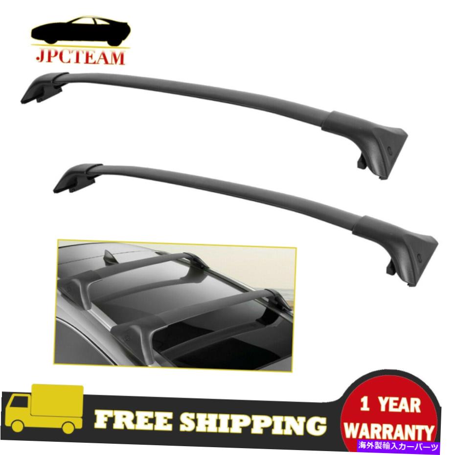 ルーフキャリア 2016-2019 LEXUS LX570貨物キャリアの2つのトップルーフラッククロスバークロスバーをセット Set 2 Top Roof Rack Crossbars Cross Bar For 2016-2019 Lexus LX570 Cargo Carrier【並行輸入品】