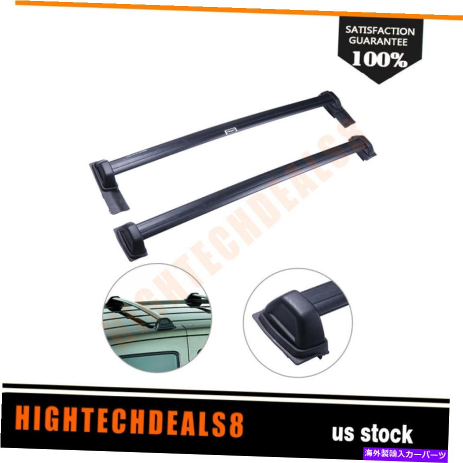 ルーフキャリア ホンダエレメント2003-2011ルーフラックレールクロスバーブラッククロスバーUSAに適した2PC 2Pcs Fit For Honda Element 2003-2011 Roof Rack Rail Cross Bar Black Crossbar USA【並行輸入品】 50,556円