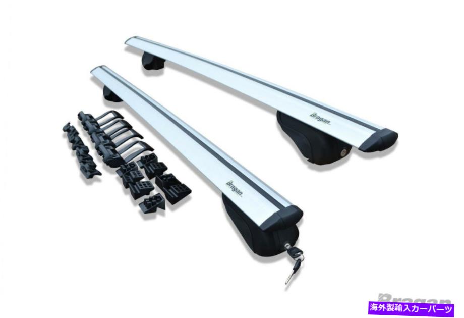 ルーフキャリア アウディ / BMW統合ルーフラックレールロッククロスバー + Tボルトに合う To Fit Audi / BMW Integrated Roof Rack Rail Locking Cross Bars + T Bolts【並行輸入品】