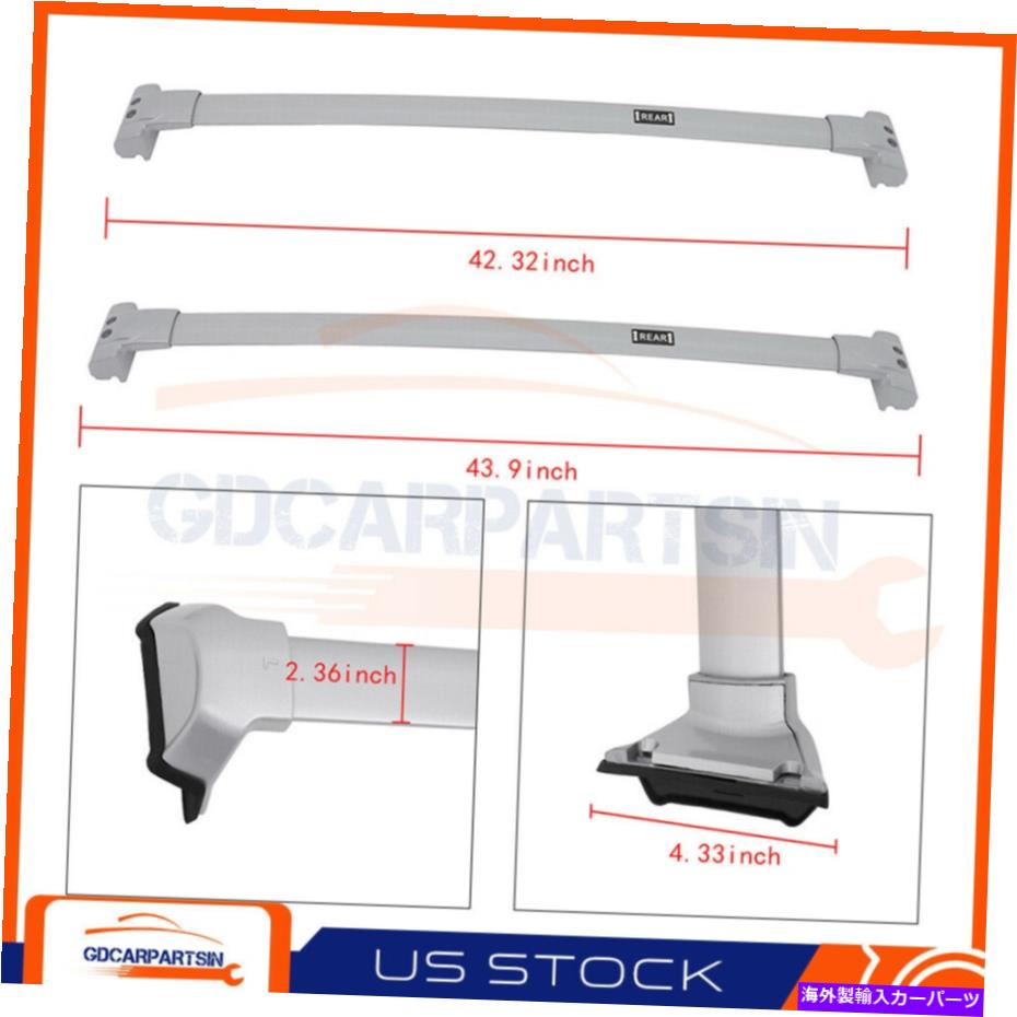 ルーフキャリア ジープグランドチェロキー2011-2021ルーフラッククロスバーレールアルミニウムバーUSAに Fits Jeep Grand Cherokee 2011-2021 Roof Rack Cross Bars Rails Aluminum Bar USA【並行輸入品】