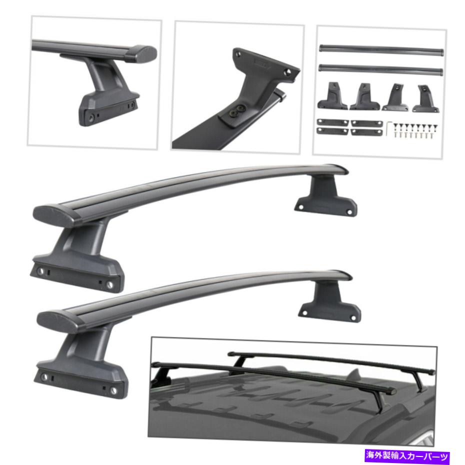 ルーフキャリア 2PCS荷物トップルーフラッククロスバー2019 2020シボレートラバース 2PCS Luggage Top Roof Rack Cross Bar For 2019 2020 Chevrolet Traverse【並行輸入品】