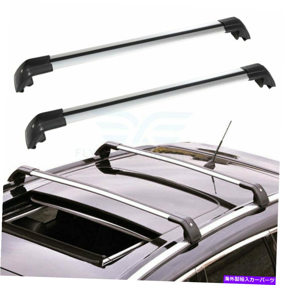 ルーフキャリア 三菱アウトランダーのルーフラッククロスバー2.4L 3.0L 2013-2019荷物キャリア Roof Rack Cross Bar For Mitsubishi Outlander 2.4L 3.0L 2013-2019 Luggage Carrier【並行輸入品】