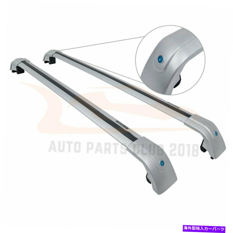 ルーフキャリア Kia Telluride 2019 2020クロスバー貨物レールセットの荷物キャリアルーフラック Luggage Carrier Roof Racks For KIA Telluride 2019 2020 Cross Bars cargo Rail set【並行輸入品】