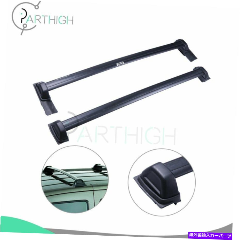 ルーフキャリア 03-11ホンダ要素のためのアルミニウムルーフラックレールクロスバー荷物キャリア Aluminum Roof Rack Rail Cross Bar Luggage Carrier For 03-11 Honda Element【並行輸入品】