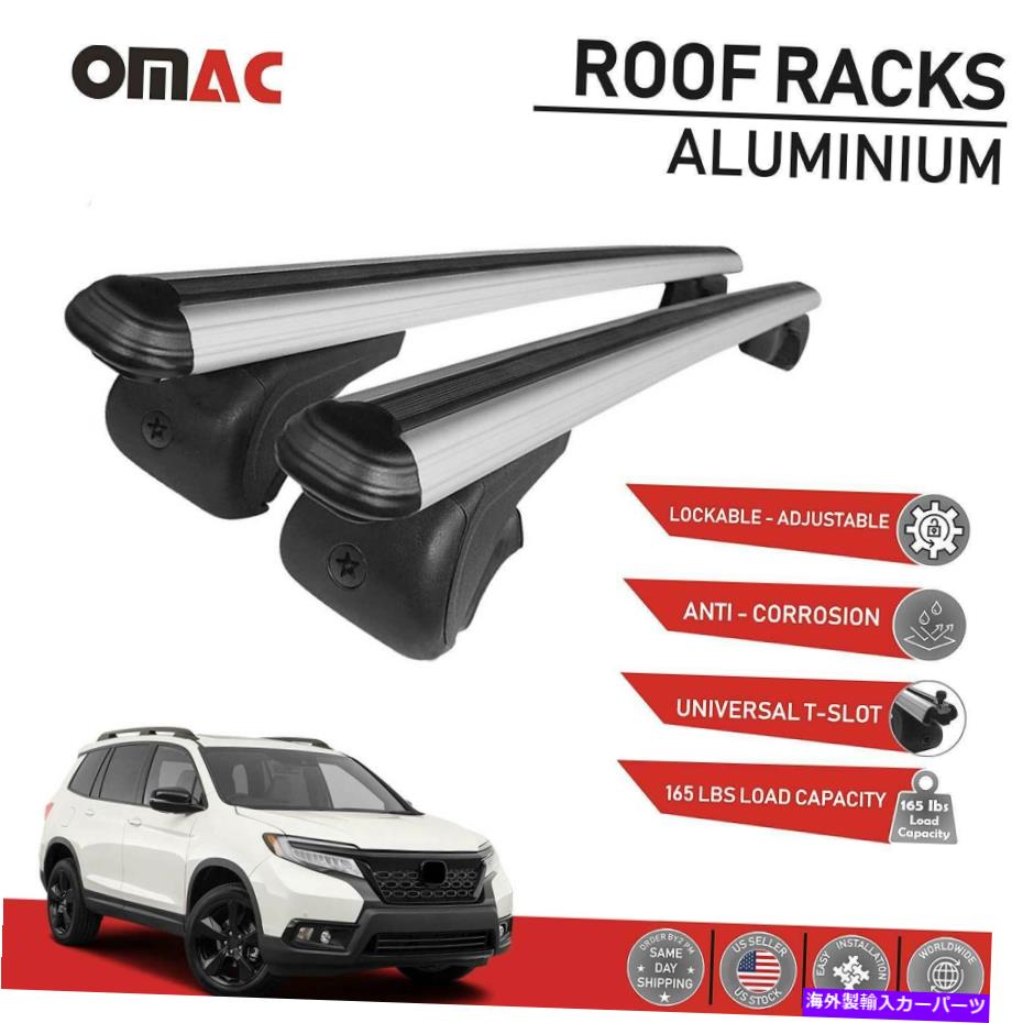 ルーフキャリア ホンダパスポートエリートのためのルーフラッククロスバー荷物キャリアシルバー2019-2022 Roof Rack Cross Bars Luggage Carrier Silver For Honda Passport Elite 2019-2022【並行輸入品】 52,668円