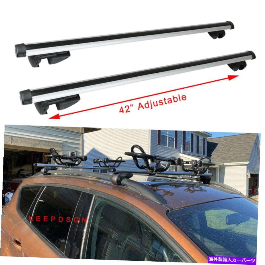 ルーフキャリア フォードエスケープ08-12カールーフラックレールクロスバー荷物貨物バイクキャリア For Ford Escape 08-12 Car Roof Rack Rail Cross Bars Luggage Cargo Bike Carrier【並行輸入品】
