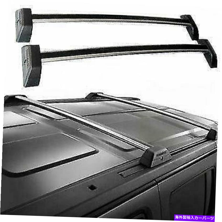 ルーフキャリア ルーフラッククロスバーハマー用荷物荷物キャリアアルミニウムH3 H3T 2006-2010 Roof Rack Cross Bars Luggage Cargo Carrier Aluminum For Hummer H3 H3T 2006-2010【並行輸入品】