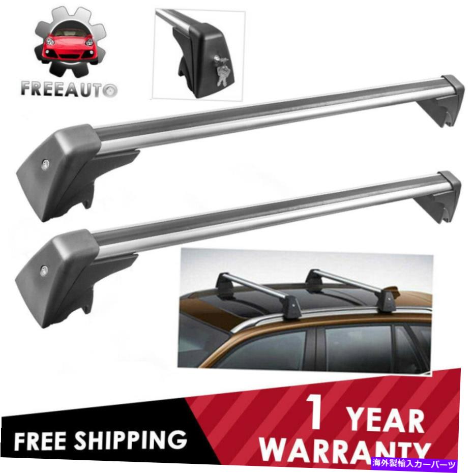 ルーフキャリア 2xアルミニウムOEMルーフレールボルトイントップルーフラッククロスバー2009-2015 BMW X1 2X Aluminum OEM Roof Rails Bolt-in Top Roof Rack Cross Bars For 2009-2015 BMW X1【並行輸入品】