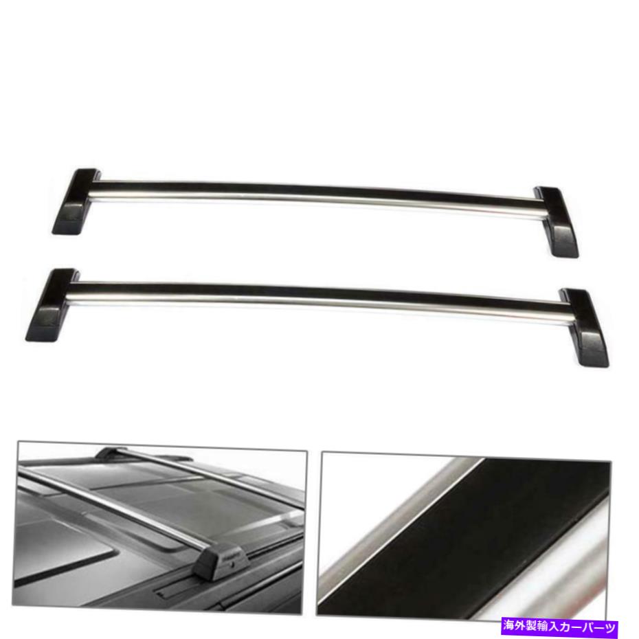 ルーフキャリア 06-10ハマーH3 H3T用の耐久性のあるトップルーフラッククロスバー荷物貨物キャリア Durable Top Roof Rack Cross Bars Luggage Cargo Carrier For 06-10 Hummer H3 H3T【並行輸入品】
