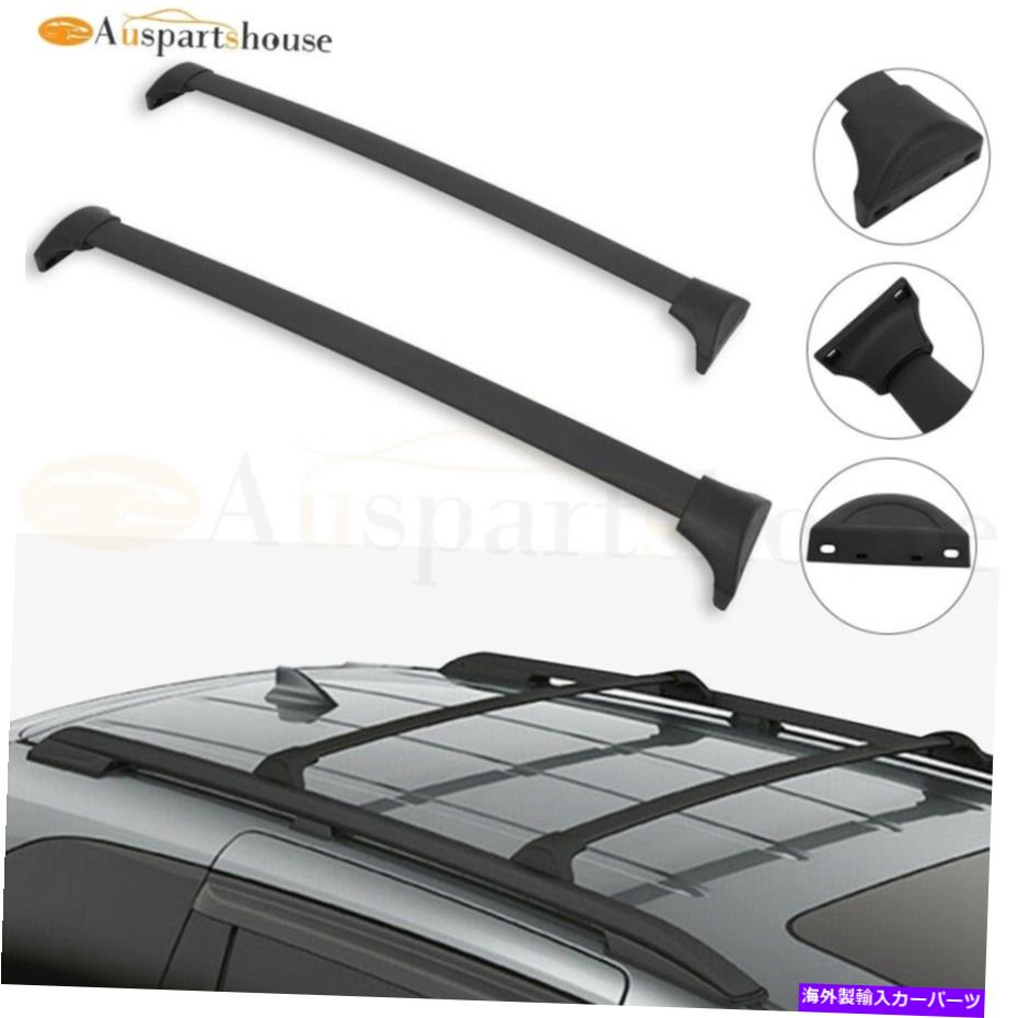 ルーフキャリア 2018-2020のルーフラッククロスバーホンダオデッセイアルミニウムブラックカーゴ Roof Rack Cross Bar For 2018-2020 Honda Odyssey Aluminum Black Cargo【並行輸入品】