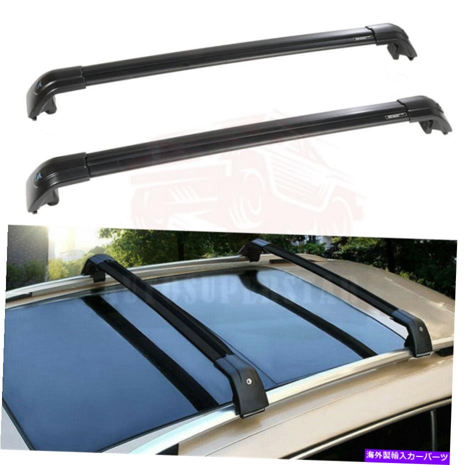 ルーフキャリア Kia Sorento 2017アルミニウム荷物ラッククロスバーセットのルーフラック Roof Rack For KIA Sorento 2017 Aluminum Luggage Rack Cross Bar Set【並行輸入品】