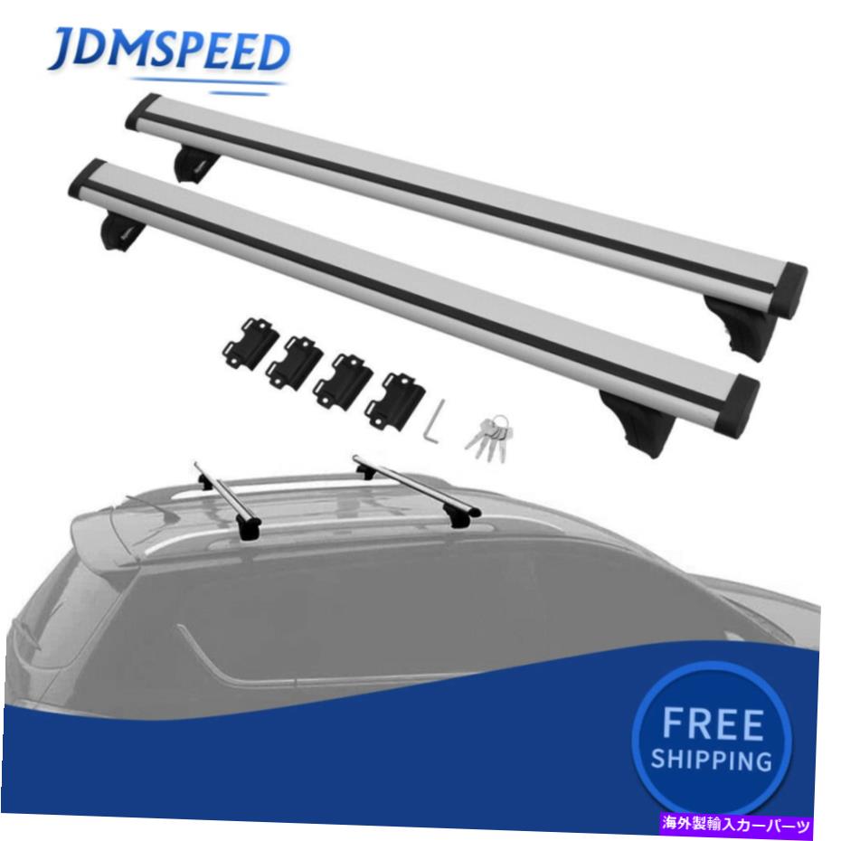 ルーフキャリア アウディQ7（4L）2007-2015用シルバーアルミニウムルーフラッククロスバー荷物キャリア Silver Aluminum Roof Rack Cross Bars Luggage Carrier For Audi Q7 (4L) 2007-2015【並行輸入品】 50,556円