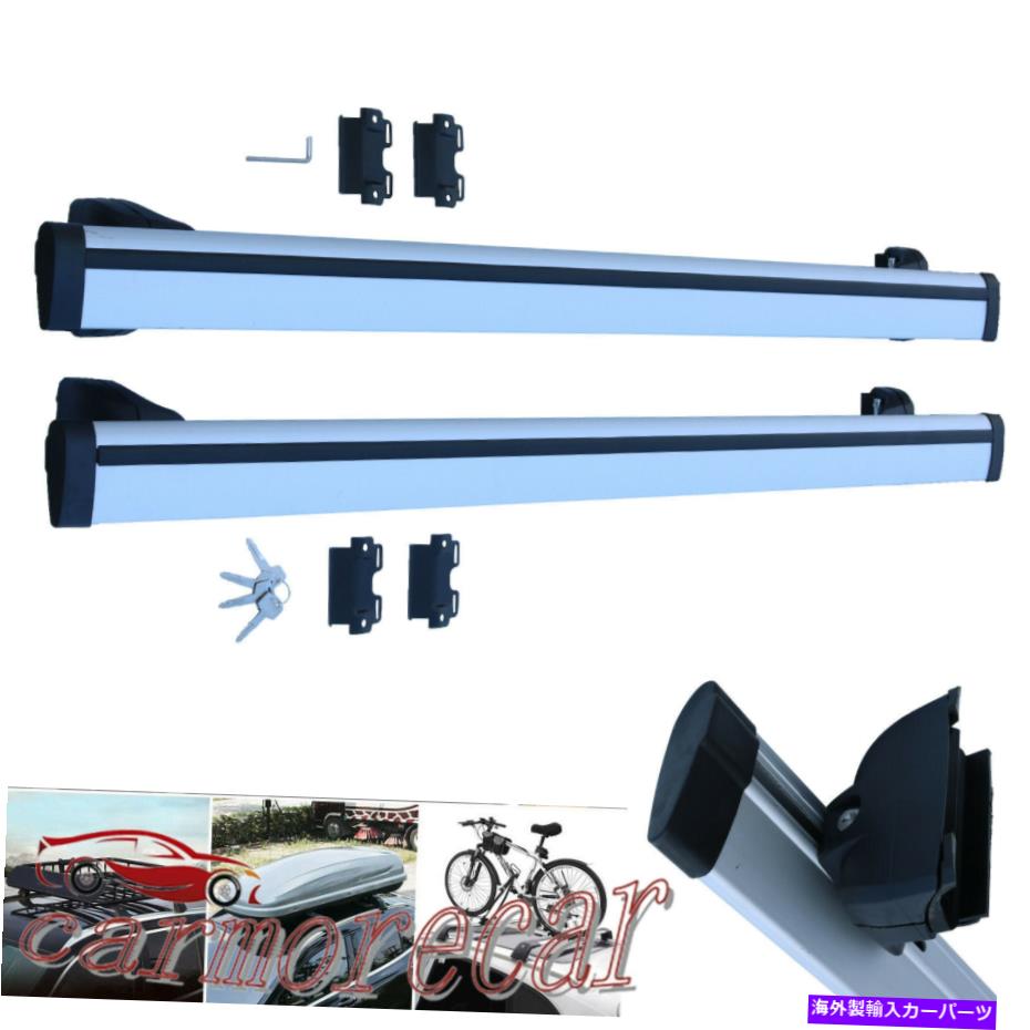 ルーフキャリア アウディQ7 2007-2015 4Lクロスバー用の新しいルーフラッククロスバー荷物キャリアセット New Roof Rack Cross Bars Luggage Carrier Set For Audi Q7 2007-2015 4L CrossBars【並行輸入品】