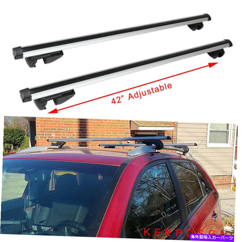 ルーフキャリア Kia Sorento 03-15 Raseed Roof Rack Rail Crossbars荷物荷物輸送業者 For Kia Sorento 03-15 Raised Roof Rack Rail Crossbars Luggage Cargo Bike Carrier【並行輸入品】