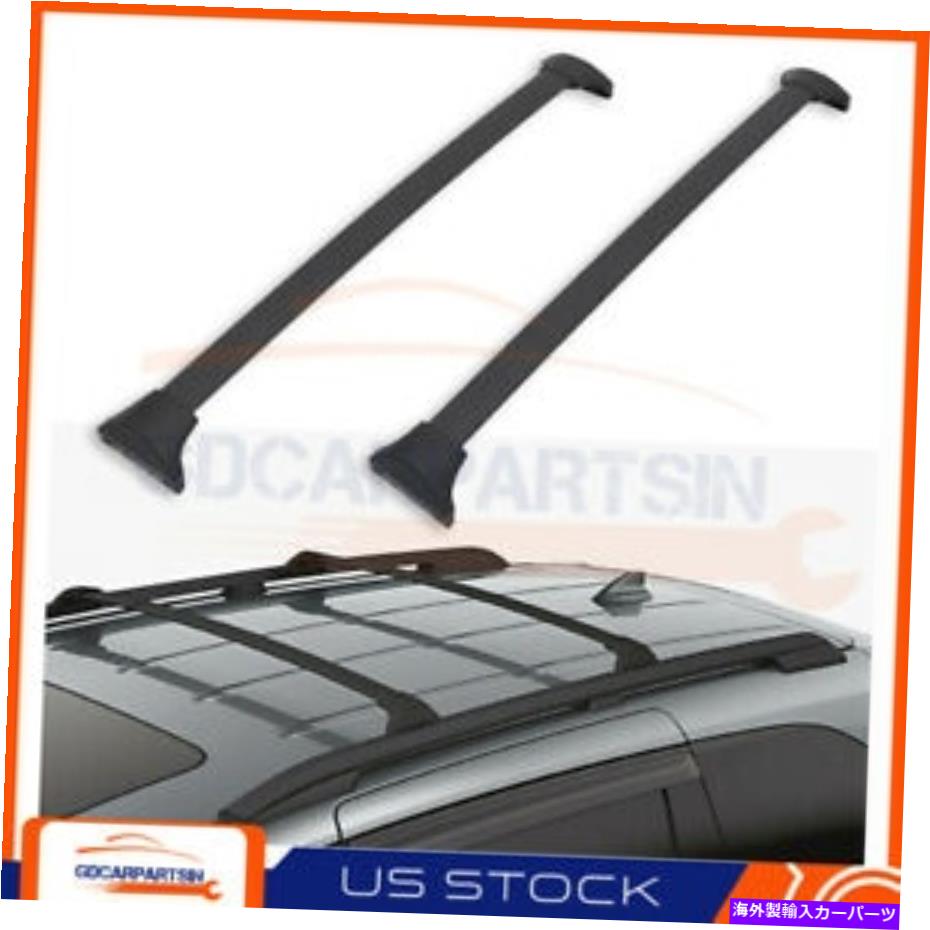 ルーフキャリア 2018-2020ホンダオデッセイルーフラッククロスバー荷物キャリアブラック For 2018-2020 Honda Odyssey Roof Rack Cross Bars Luggage Carrier Black【並行輸入品】