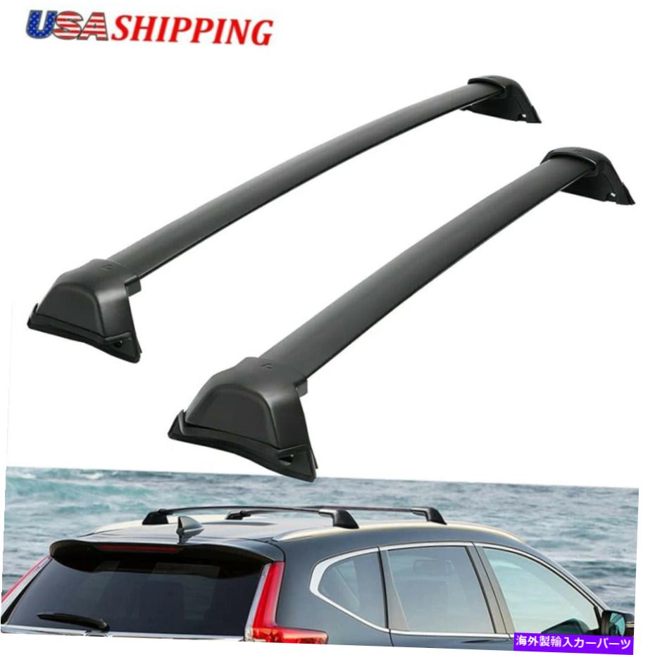 ルーフキャリア Tata.Meilaルーフラッククロスバー2022ホンダCR-V CRVペアセットブラック荷物 Tata.Meila Roof Rack Cross Bars for 2022 Honda CR-V CRV Pair Set Black Luggage【並行輸入品】