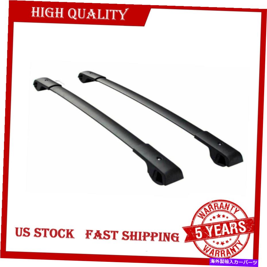 ルーフキャリア 2018-2019のアルミニウムカールーフラックのペアスバルクロストレックブランドニュー Pair of Aluminum Car Roof Rack For 2018-2019 Subaru Crosstrek Black Brand New【並行輸入品】