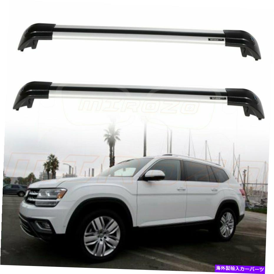 ルーフキャリア 2018年フォルクスワーゲンアトラスパッケージ車両ルーフレールラッククロスバー荷物 For 2018 Volkswagen Atlas Package Vehicle Roof Rail Rack crossbar luggage【並行輸入品】