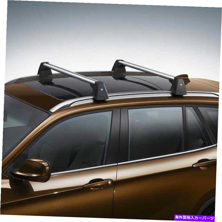 ルーフキャリア アルミニウムトップルーフラックレールクロスバー貨物輸送業者w/lock+キー09-15 BMW X1 Aluminum Top Roof Rack Rail Cross Bar Cargo Carrier w/Lock+Key for 09-15 BMW X1【並行輸入品】