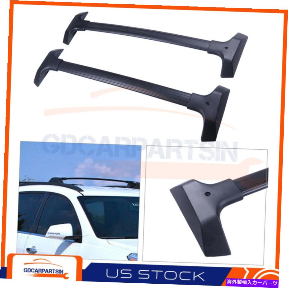 ルーフキャリア 2009-2017のシボレートラバースルーフラッククロスバーブラック For 2009-2017 CHEVY Traverse Roof Rack Cross Bars Black【並行輸入品】