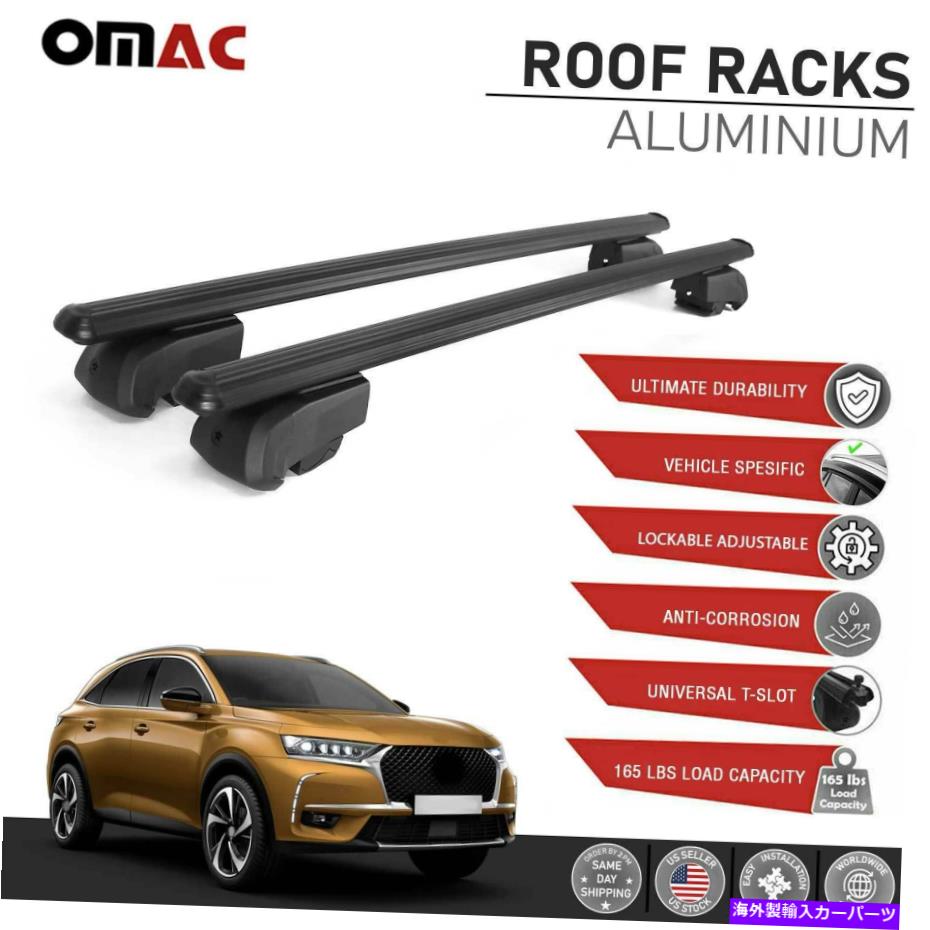 ルーフキャリア シトロエンクロスバックのための黒いルーフレールラッククロスバー荷物キャリア2018-2022 Black Roof Rail Rack Cross Bars Luggage Carrier For Citroen Crossback 2018-2022【並行輸入品】 52,668円