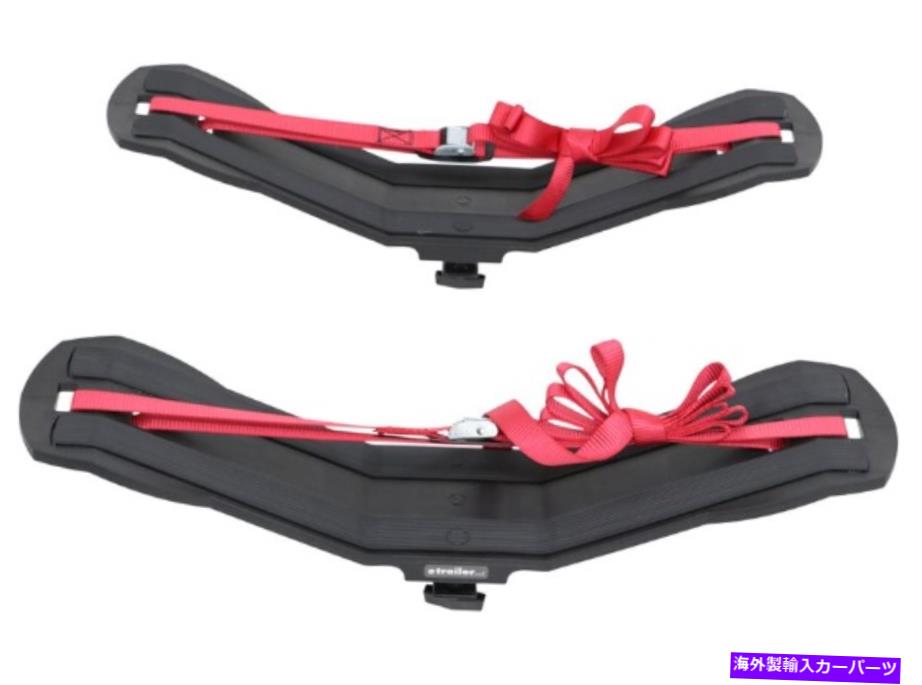 ルーフキャリア マローンシーウィングカヤックキャリア付きタイダウン - リアロード - クランプオン Malone SeaWing Kayak Carrier with Tie-Downs - Rear Loading - Clamp On【並行輸入品】