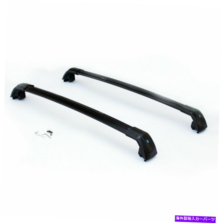 ルーフキャリア Kia Sorento 2015-2019荷物荷物キャリアクロスバーブラック2pcsのルーフラック Roof Rack For KIA Sorento 2015-2019 Baggage Luggage Carrier Cross Bar Black 2Pcs【並行輸入品】
