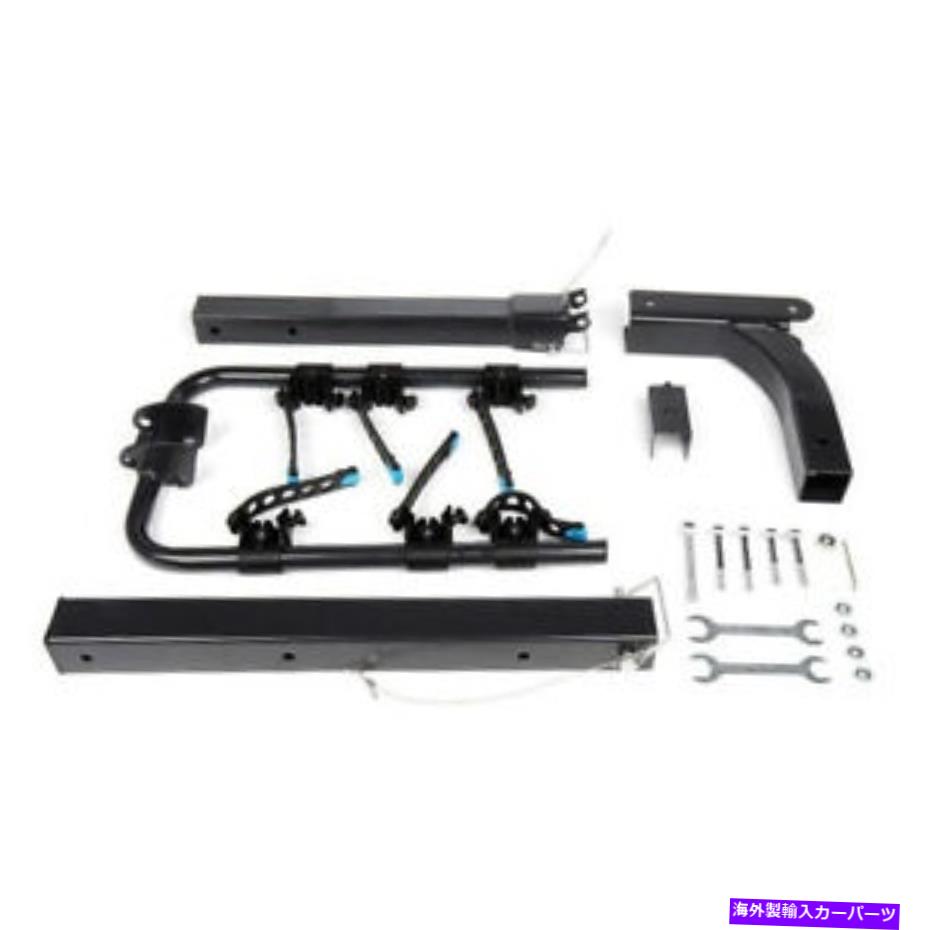 ルーフキャリア 1セットルーフバイクキャリアラックヒッチマウントダブル折りたたみ式ラックユニバーサル 1 Set Roof Bike Carrier Racks Hitch Mount Double Foldable Rack Universal【並行輸入品】