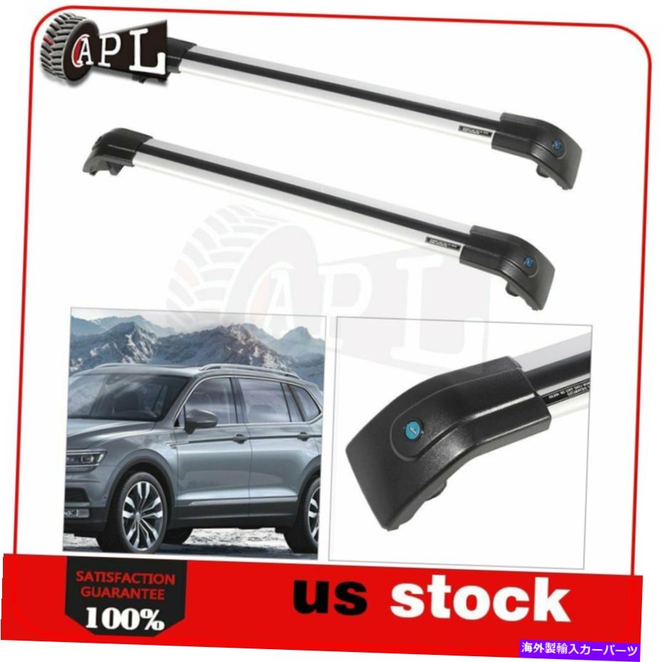 ルーフキャリア VW Tiguan 2010-2018フォルクスワーゲンルーフラッククロスバー荷物キャリアセットの2x 2x For VW Tiguan 2010-2018 Volkswagen Roof Rack Cross Bars Luggage Carrier Set【並行輸入品】 49,632円