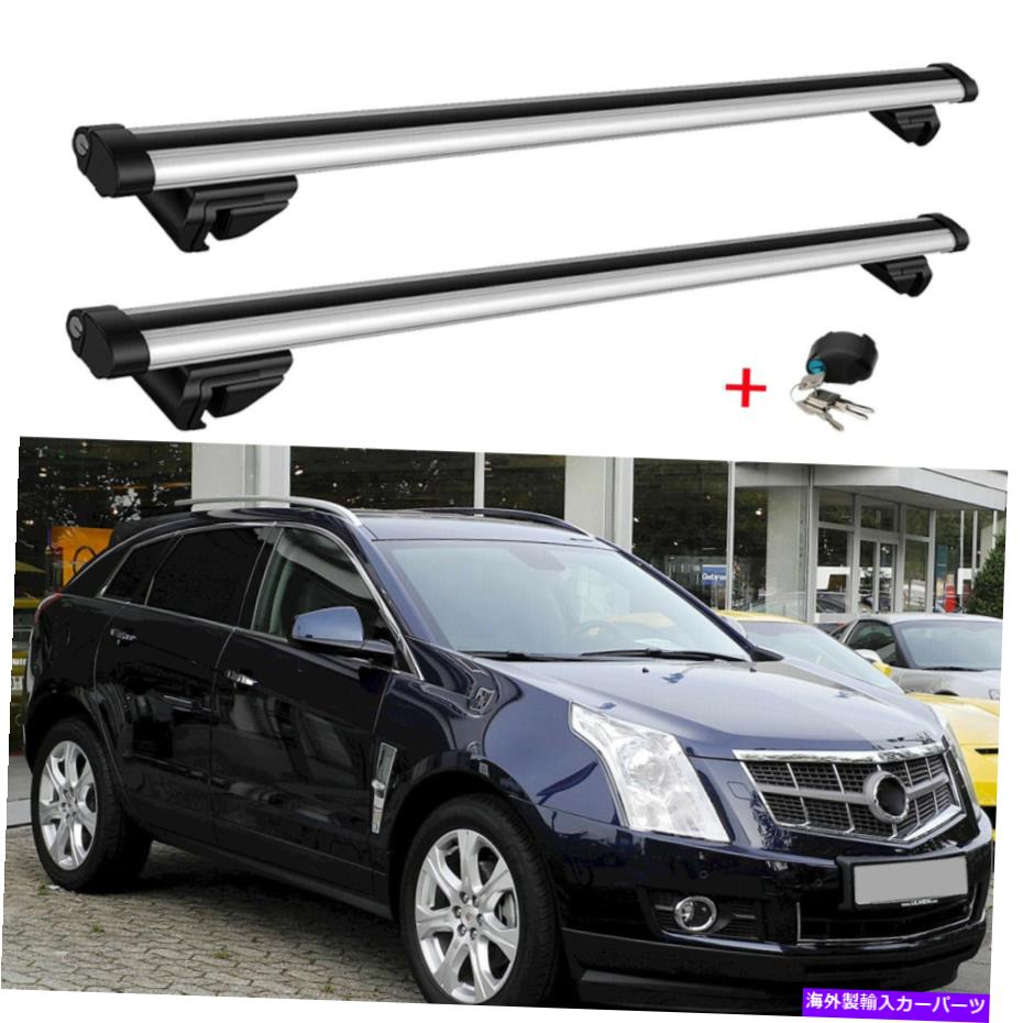 ルーフキャリア キャデラックSRX 2004-2016ルーフラックレールクロスバー荷物荷物キャリア For Cadillac SRX 2004-2016 Roof Rack Rail Crossbars Luggage Cargo Bike Carrier【並行輸入品】