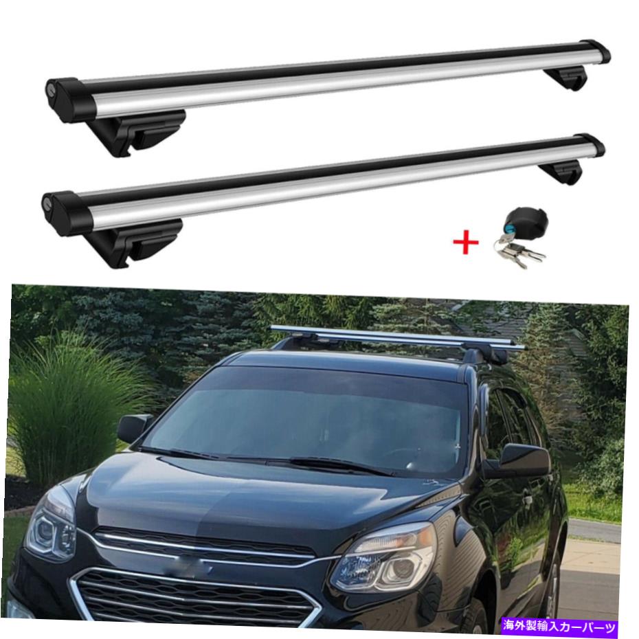 ルーフキャリア Chevy equinox 2010-2017ルーフラックレールクロスバー荷物荷物キャリア For Chevy Equinox 2010-2017 Roof Rack Rail Crossbars Luggage Cargo Bike Carrier【並行輸入品】