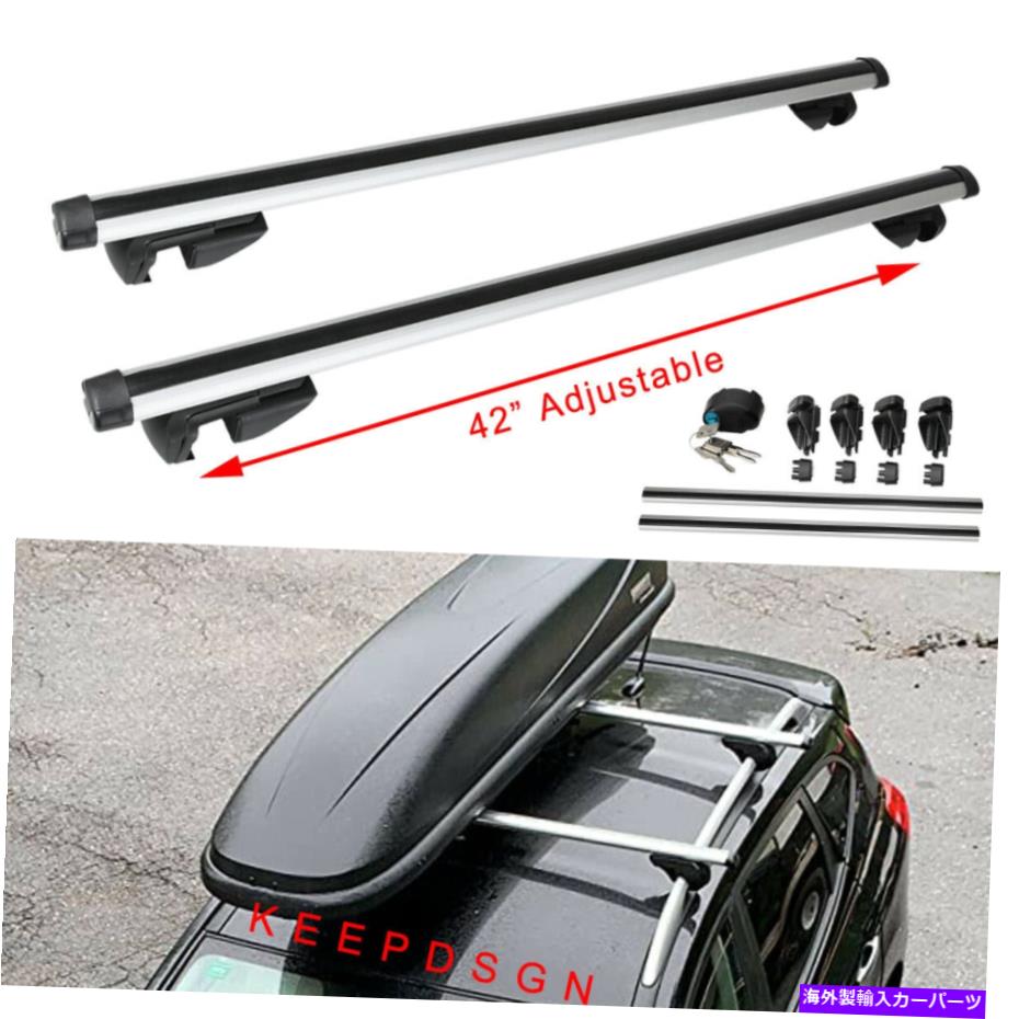 ルーフキャリア 日産ローグ用14-20 SUV RASIED ROUF RALE CROSSBARS LUGGAGE CARGO BIKEキャリア For Nissan Rogue 14-20 SUV Raised Roof Rail Crossbars Luggage Cargo Bike Carrier【並行輸入品】