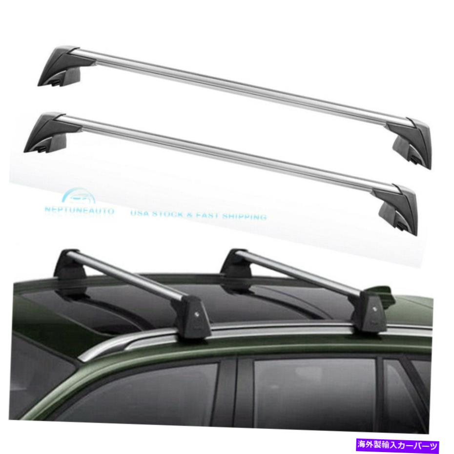 ルーフキャリア ペアボルトオンキャリアトップクロスバー2009-2015 BMW X1 w/ lock+キールーフレール Pair Bolt-on Carrier Top Crossbar For 2009-2015 BMW X1 w/ Lock+Key Roof Rails【並行輸入品】