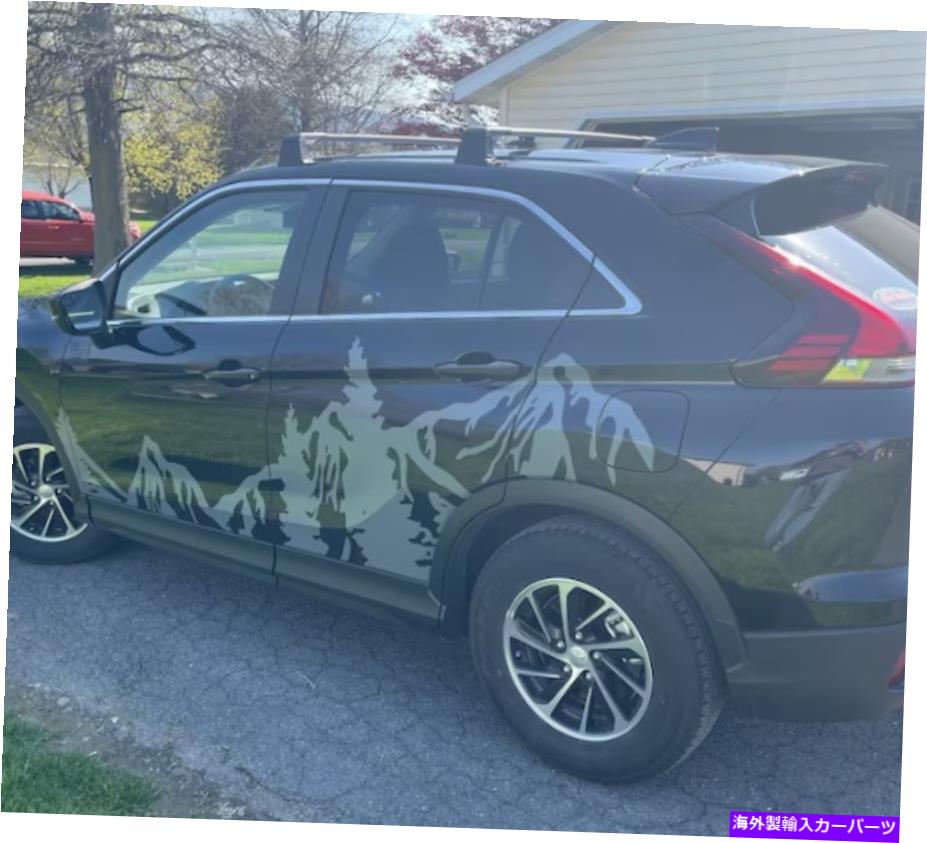 ルーフキャリア 三菱エクリプスクロスSUV 2022-シルバーに設定されたルーフラッククロスバー Roof Rack Cross Bars Set for Mitsubishi Eclipse Cross SUV 2022- Silver【並行輸入品】