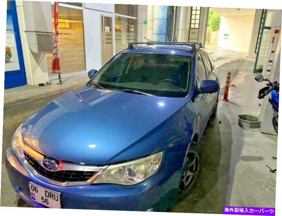ルーフキャリア スバル・インプレッサのための黒いルーフラッククロスバー2008-2012固定点ラック Black Roof Rack Cross Bar for Subaru Impreza 2008-2012 Fixed Point Rack【並行輸入品】