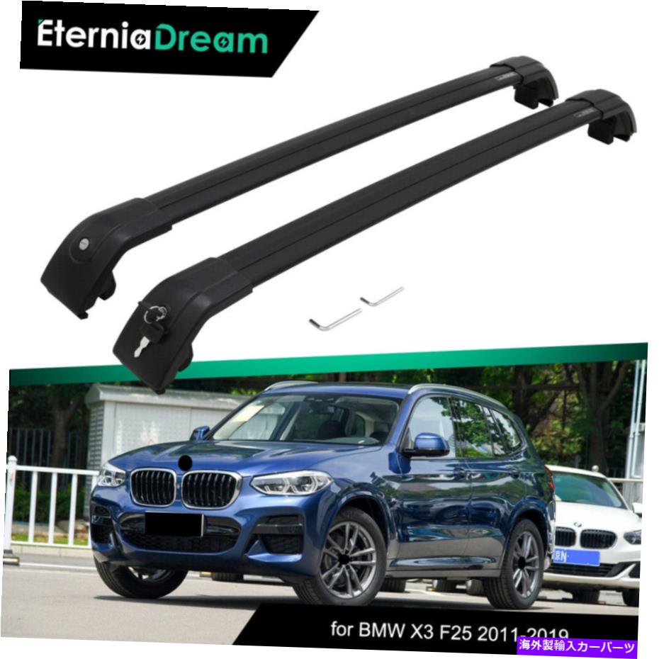 ルーフキャリア BMW X3 F25 G01 2011-2020 CrossBar CrossBar Roof Rail Rackに新しいフィット New Fit for BMW X3 F25 G01 2011-2020 Baggage Cross Bar Crossbar Roof Rail Rack【並行輸入品】