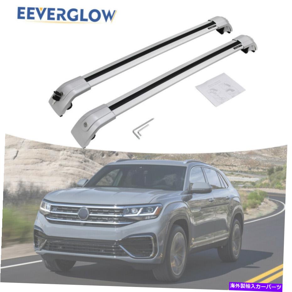 ルーフキャリア フォルクスワーゲンアトラス2018-2022ルーフレールラッククロスバーに適したクロスバー Cross Bar Fit for Volkswagen Atlas 2018-2022 Roof Rail Rack Crossbar【並行輸入品】