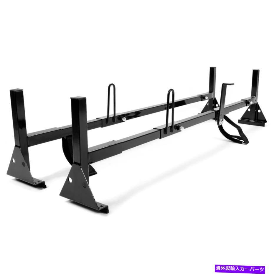 ルーフキャリア Ford E-150 E-250 E-350 450 1996 UP Oll-Purpose Van 2 Bar Ladderルーフラック For Ford E-150 E-250 E-350 450 1996 UP All-Purpose Van 2 bar Ladder Roof Racks【並行輸入品】