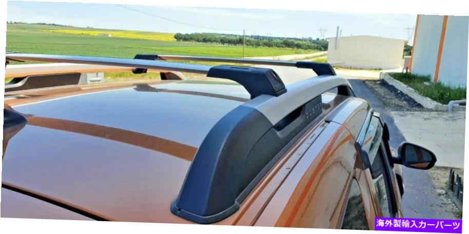 ルーフキャリア Subaru Ascent 2019-2021のシルバールーフラッククロスバー Silver Roof Rack Cross Bars For Subaru Ascent 2019-2021【並行輸入品】