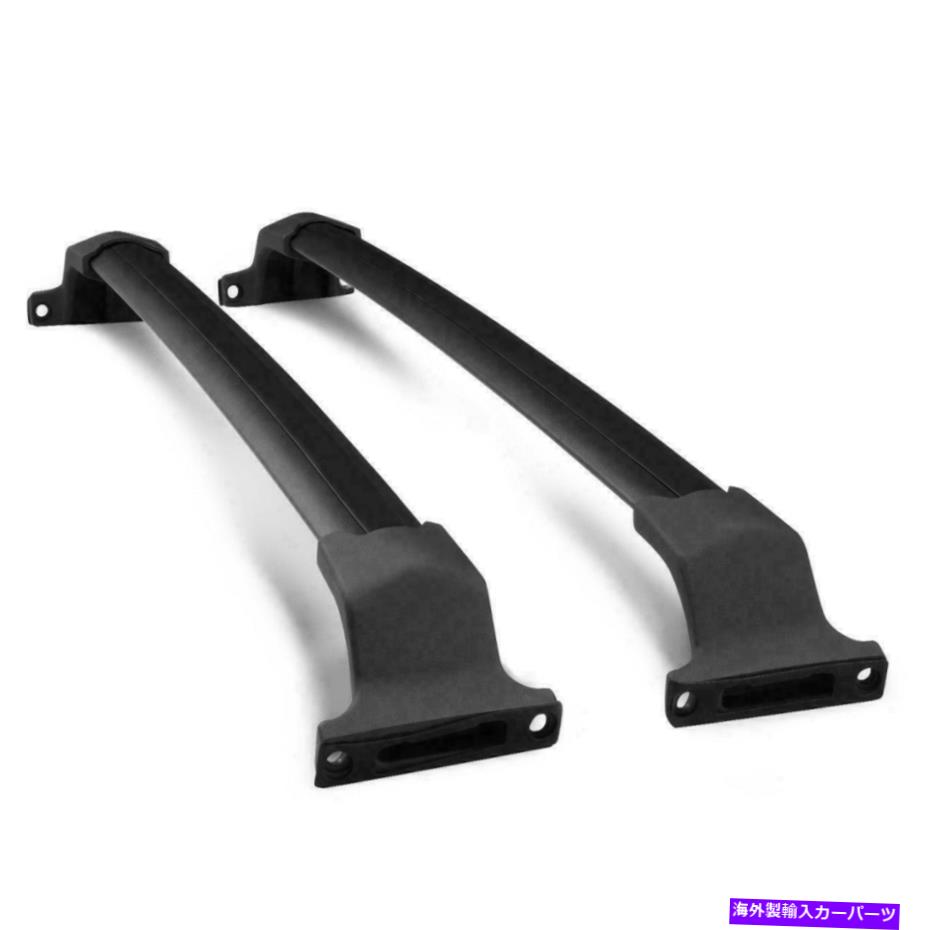 ルーフキャリア 2016-2020のルーフラッククロスバー貨物船 Roof Rack Cross Bars Cargo Carrier for 2016-2020 Buick Envision Aluminum Black【並行輸入品】