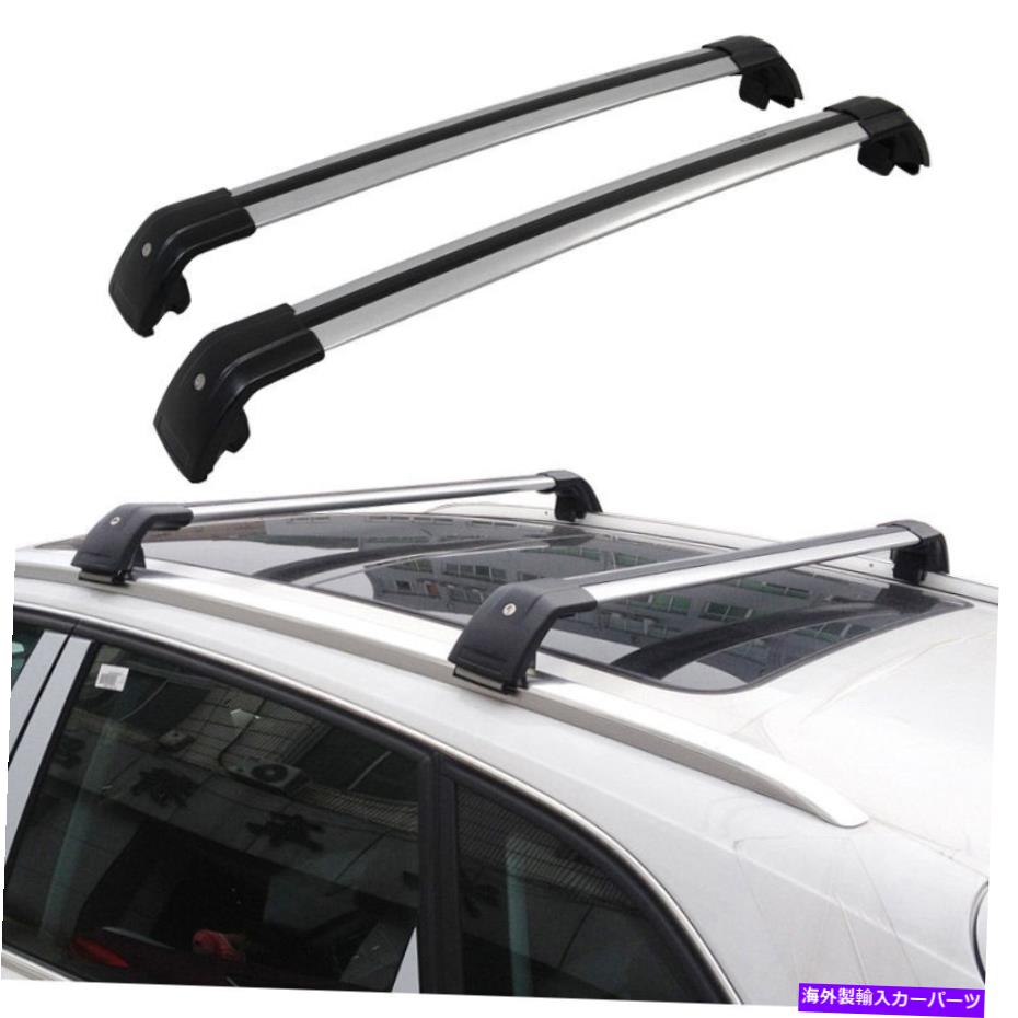 ルーフキャリア リンカーンMKC 2015-2019ルーフラックレール用ロック可能なクロスバークロスバー Lockable Cross Bars Crossbar for Lincoln MKC 2015-2019 Roof Rack Rails【並行輸入品】